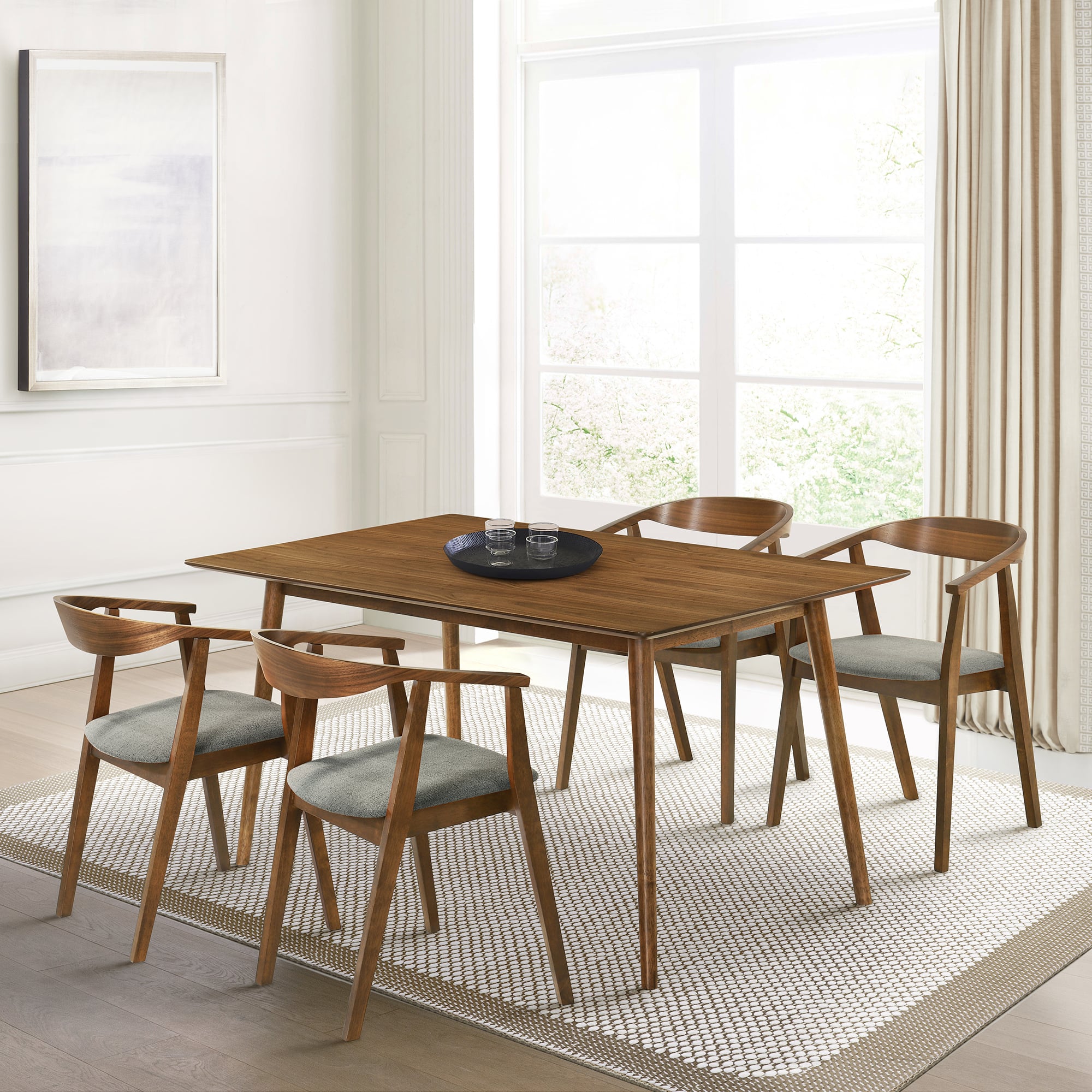 Armen Living Westmont / Santana Dining Set