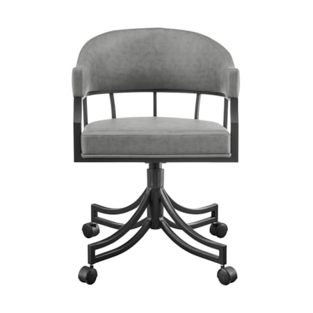 Swivel Dining Chair w/ Casters