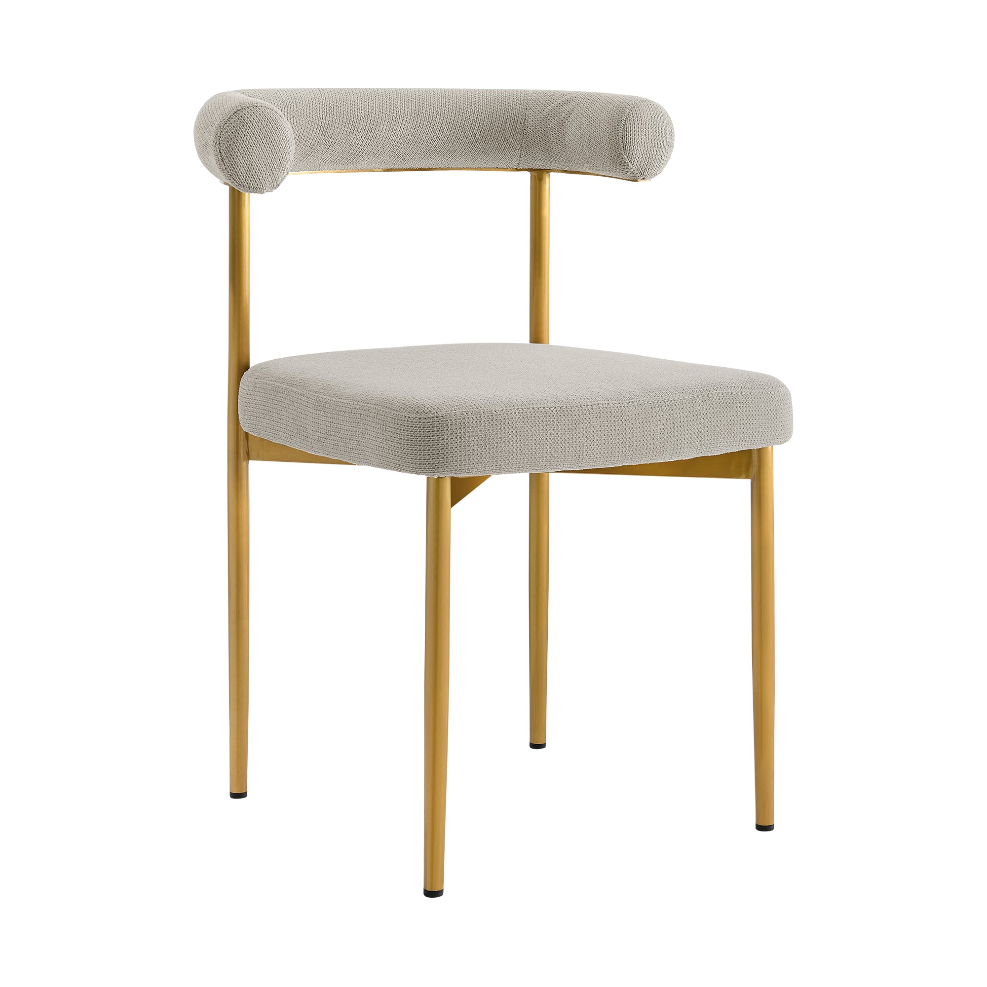 Armen Living Veronica / Shannon 5-Piece Round Dining Table Set