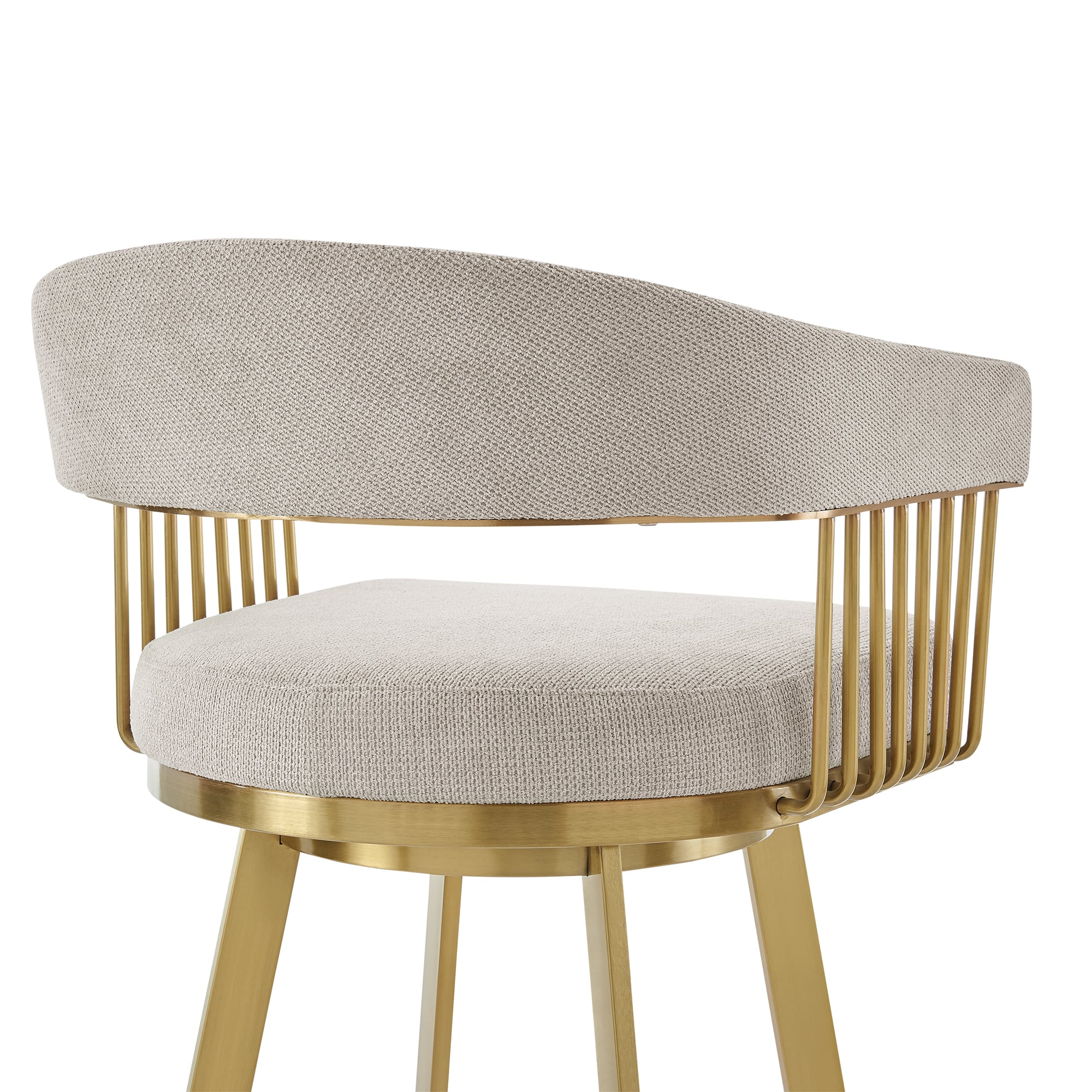 Armen Living Chelsea Swivel Bar Stool