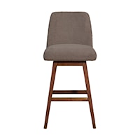 Transitional Swivel Bar Stool