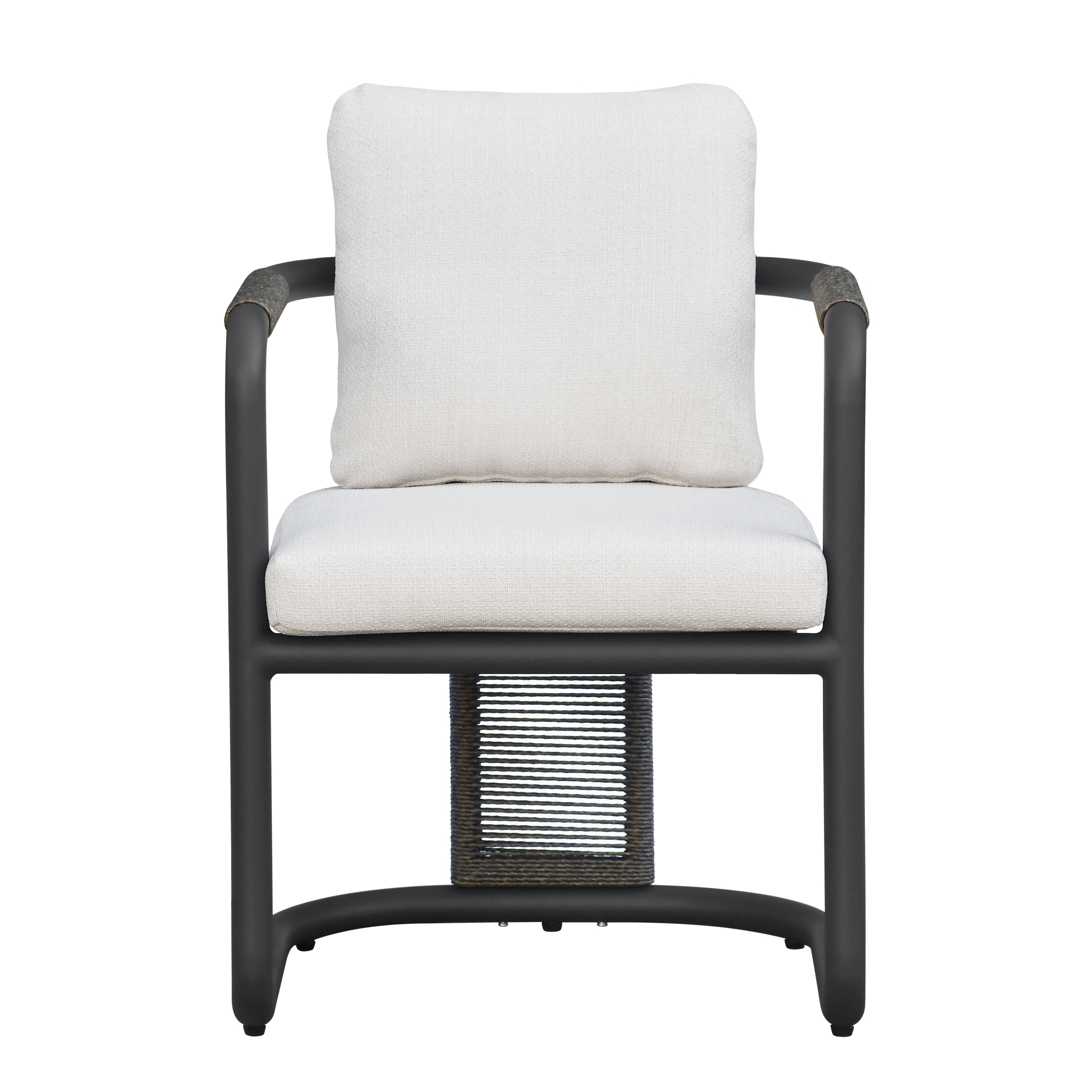 Outdoor Cushioned Dining Arm Chair