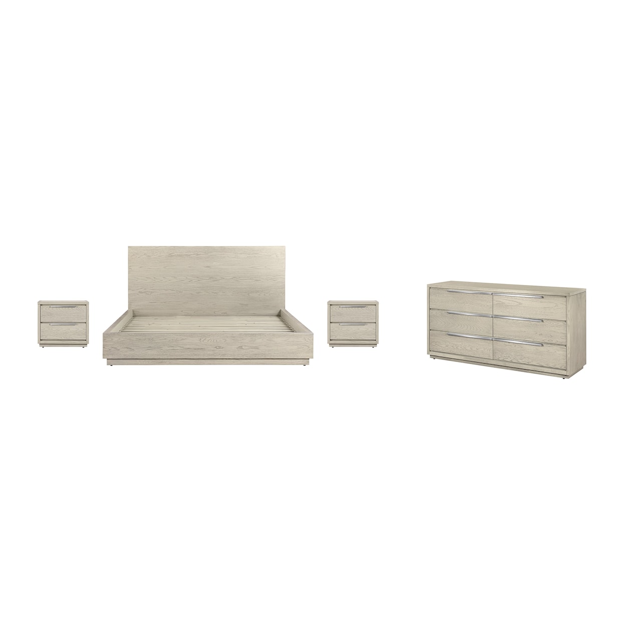 Armen Living Abbey 4pc Bedroom Set