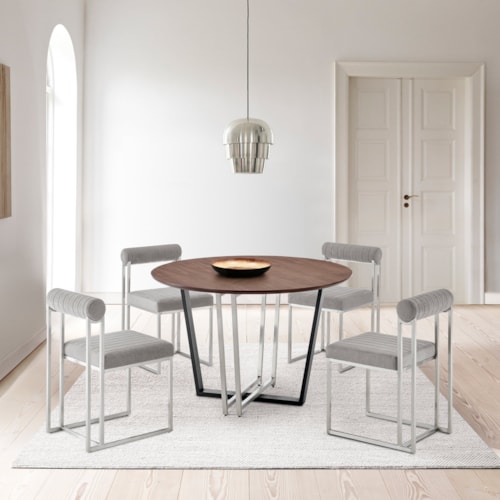 Modern 5-Piece Dining Set