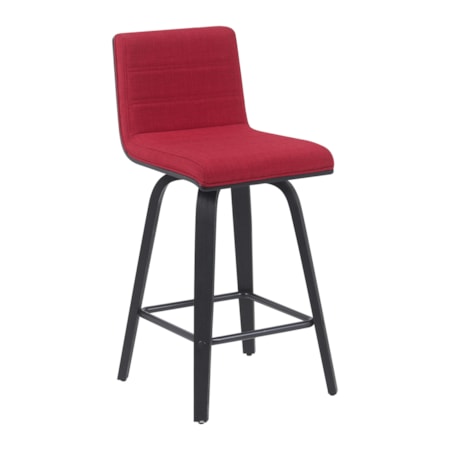 Upholstered Swivel Counter Stool