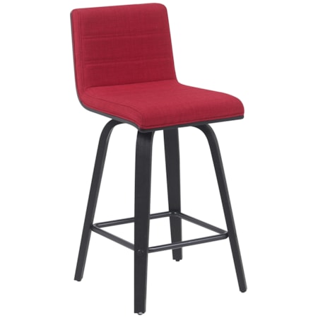Upholstered Swivel Counter Stool