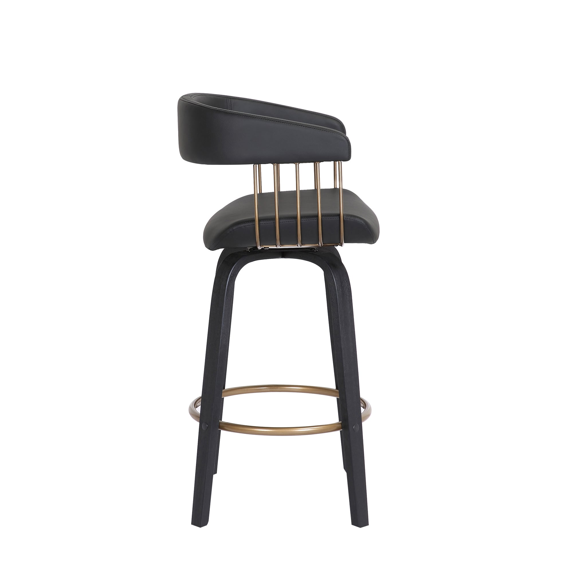Armen Living Topanga Swivel Counter-Height Stool
