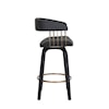 Armen Living Topanga Swivel Counter-Height Stool