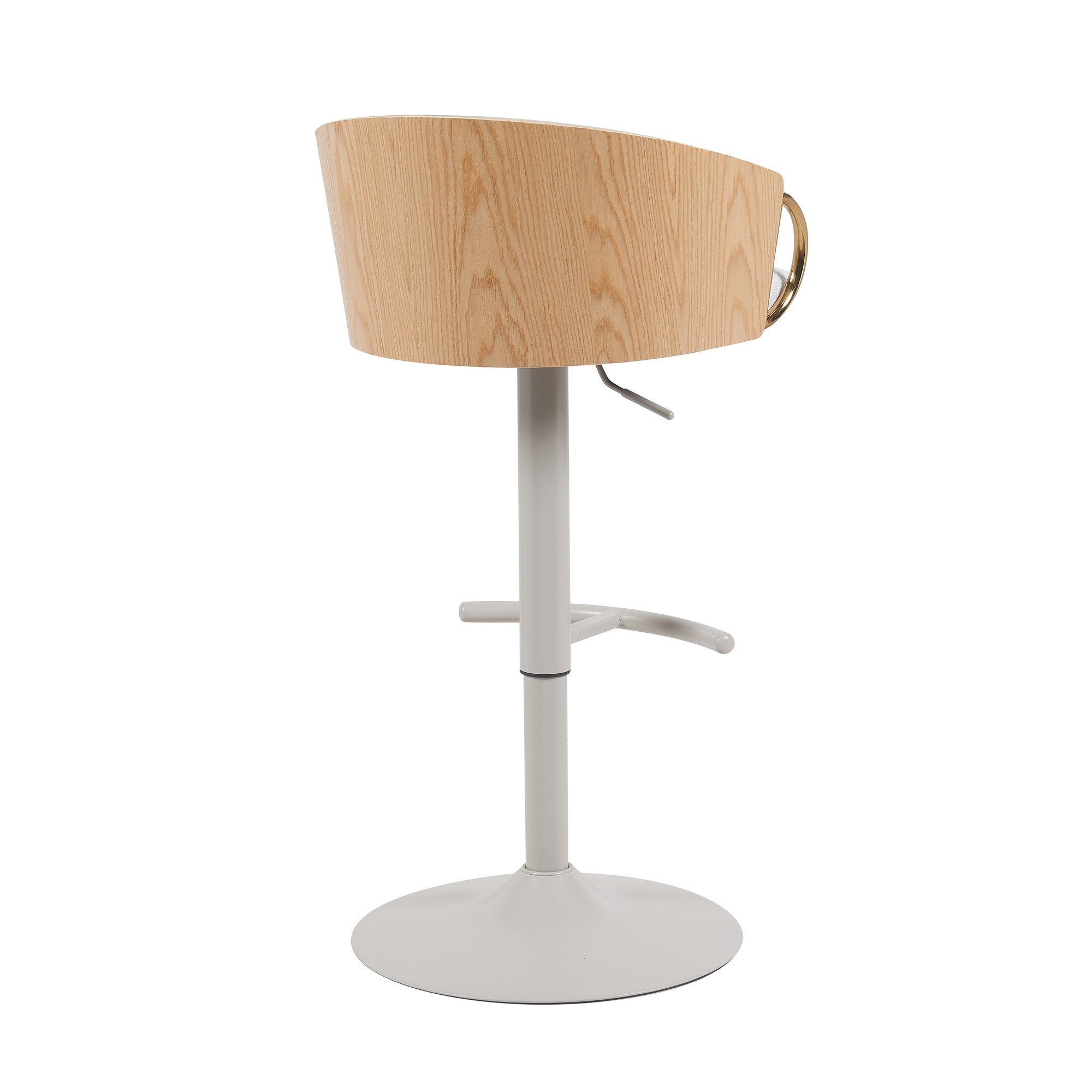 Adjustable Upholstered Bar Stool