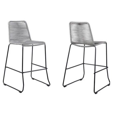 Outdoor Barstool Stool - Set of Two