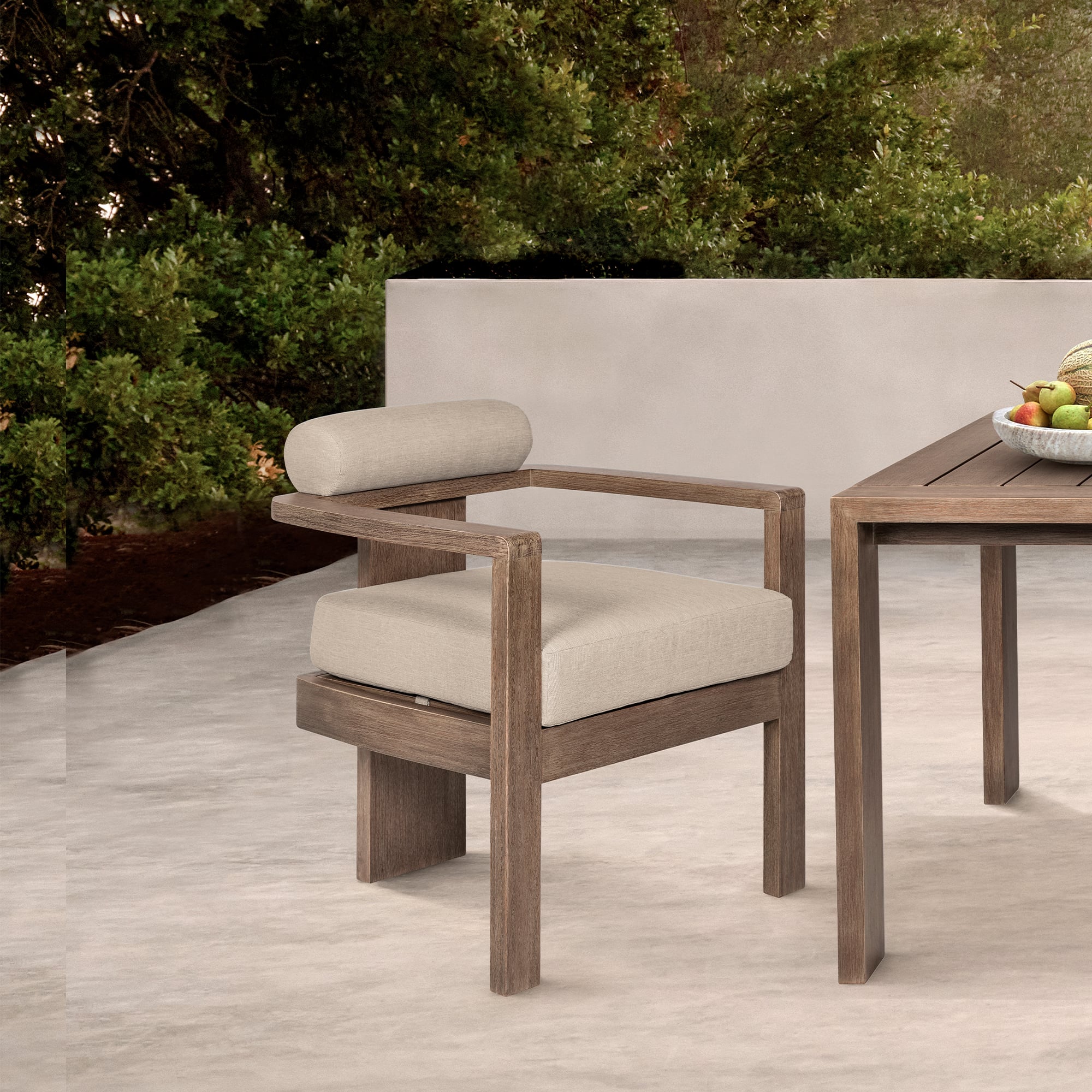 Armen Living Relic Outdoor Dining Chair