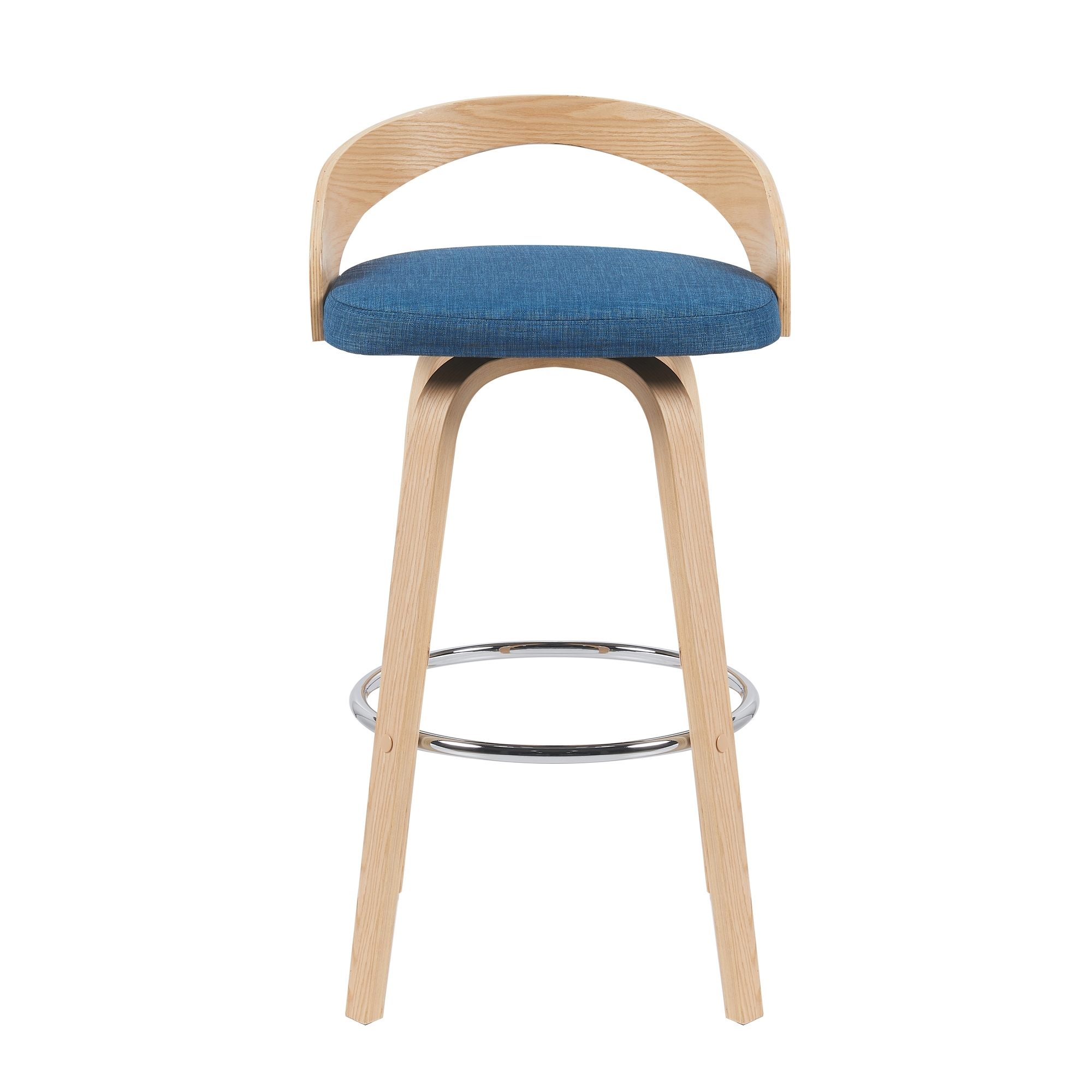 Armen Living Sonia Open-Back Swivel Barstool