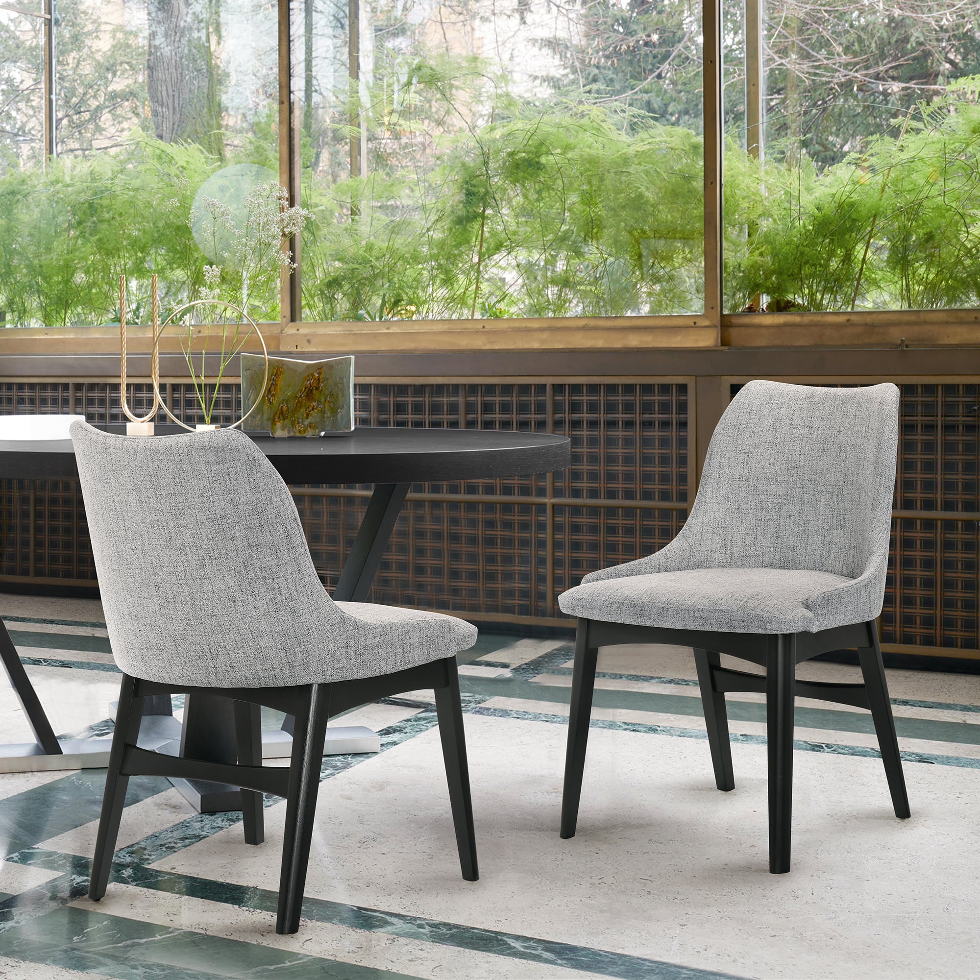 Armen Living Azalea Set of 2 Side Chairs