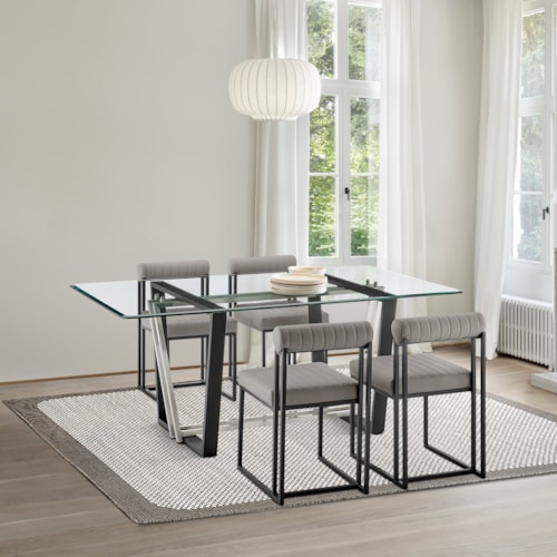 Modern 5-Piece Dining Set
