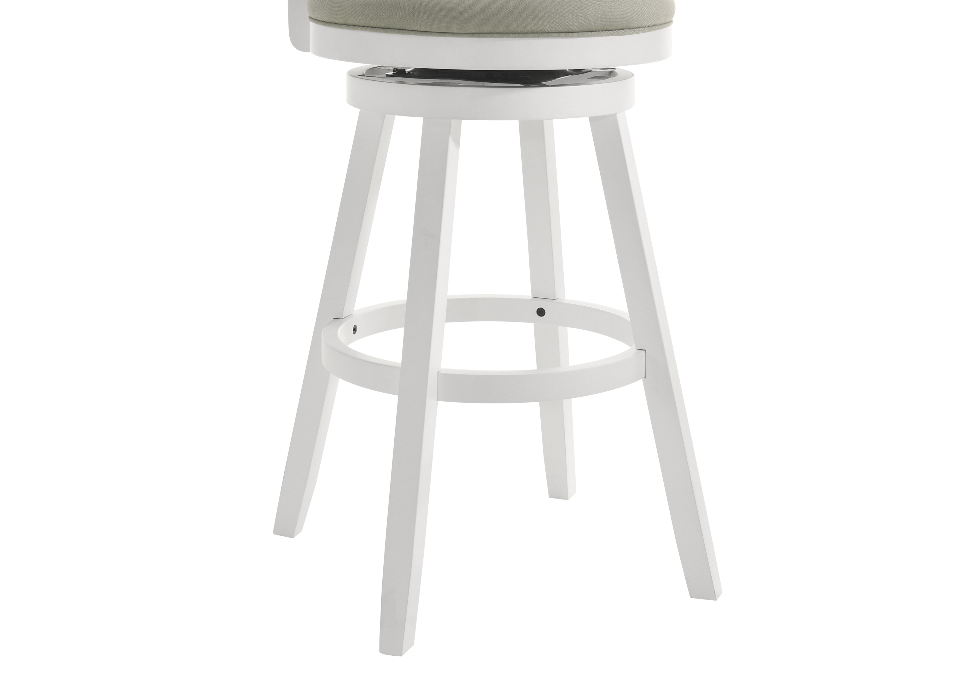 Armen Living Harper Uph. Spindle-Back Swivel Barstool