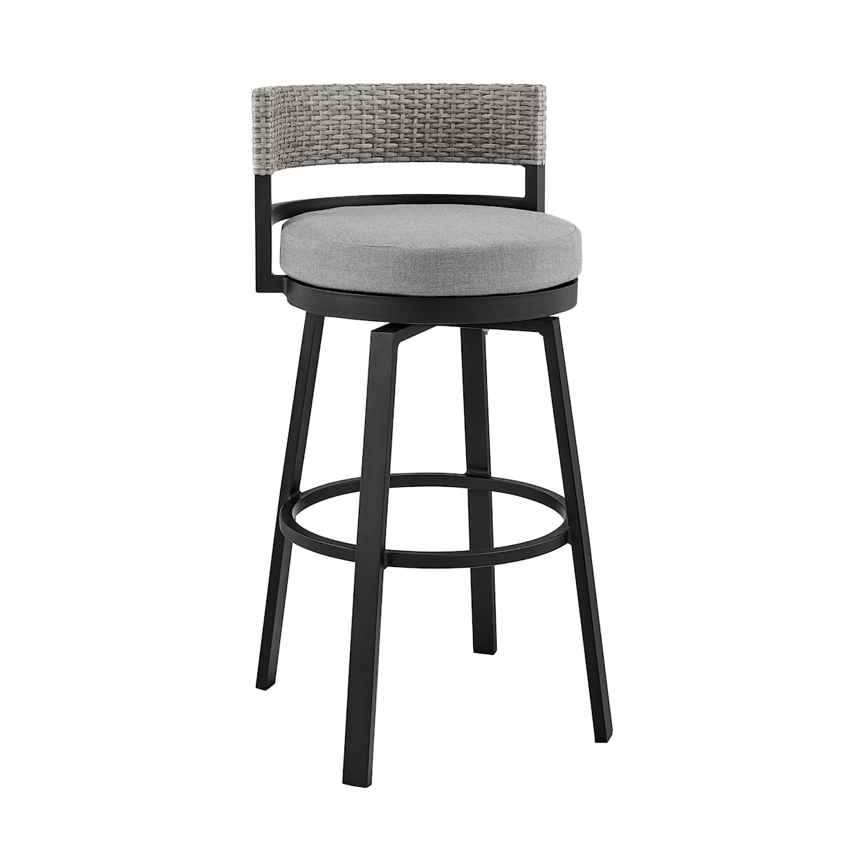 Armen Living Encinitas Outdoor Bar Stool