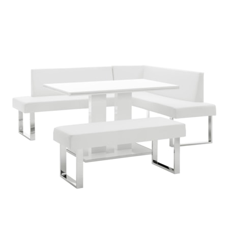3-Piece Bench Dining Set