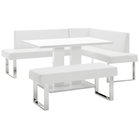 3-Piece Bench Dining Set