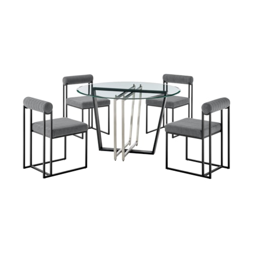 Contemporary 5-Piece Dining Set