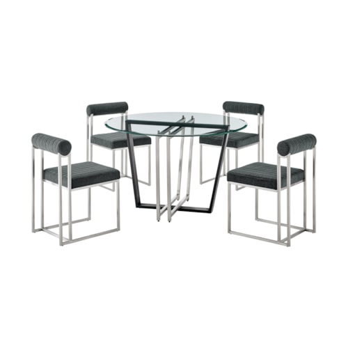 Contemporary 5-Piece Dining Set