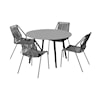 Armen Living Syndey / Clip 5-Piece Outdoor Dining Set