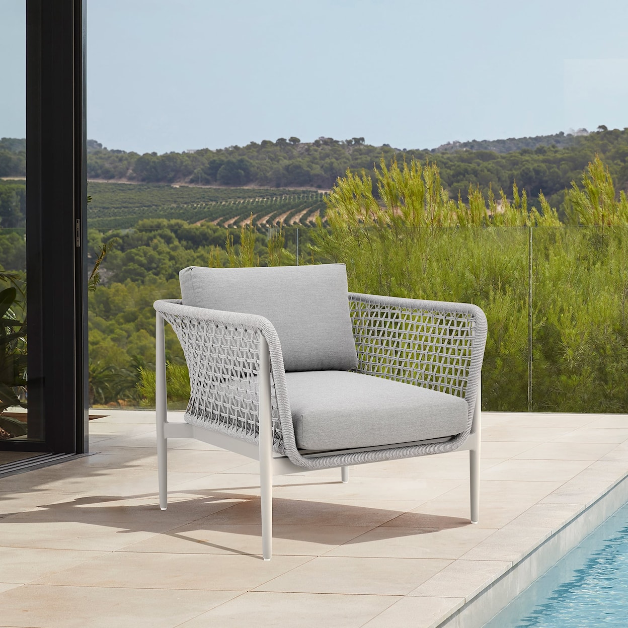 Armen Living Rhodes Outdoor Chair