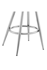 Armen Living Gabriele Contemporary 26" Swivel Counter Height Stool