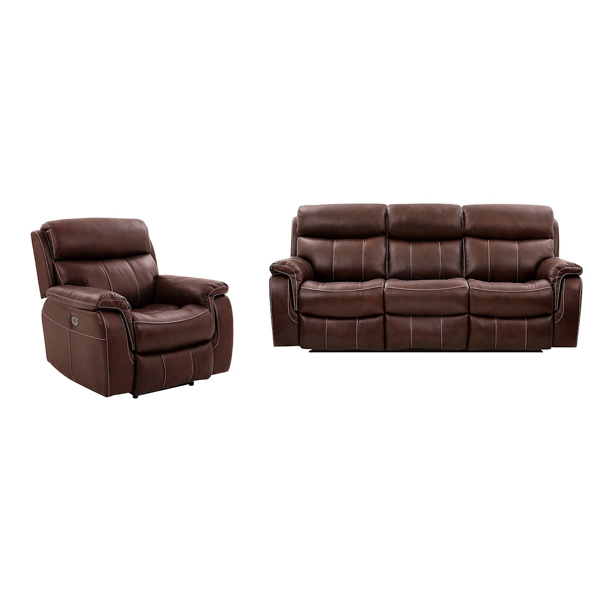 Armen Living Montague Power Reclining Living Room Set