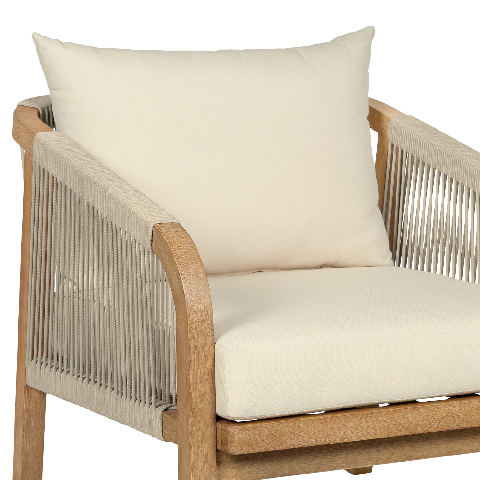 Armen Living Cypress Outdoor Conversation Set