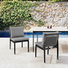 Armen Living Grand Set of 2 Outdoor Dining Chairs