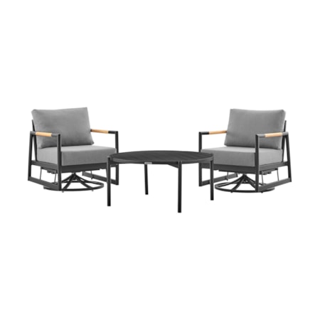 Outdoor 3-Piece Conversation Set