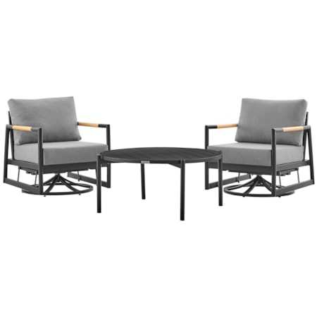 Outdoor 3-Piece Conversation Set