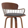 Armen Living Willow Swivel Bar Stool