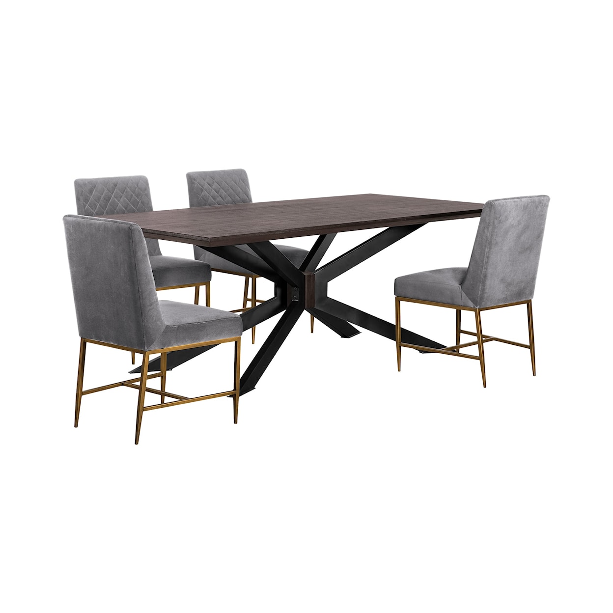 Armen Living Pirate/Memphis Dining Set