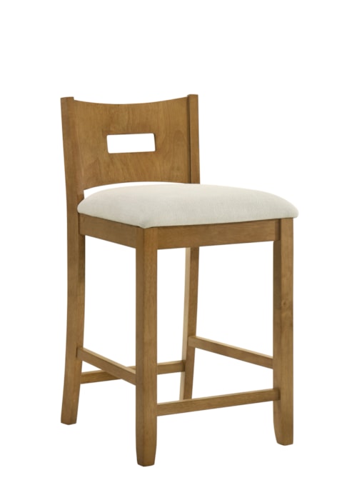 Modern Casual Upholstered Counter Stool