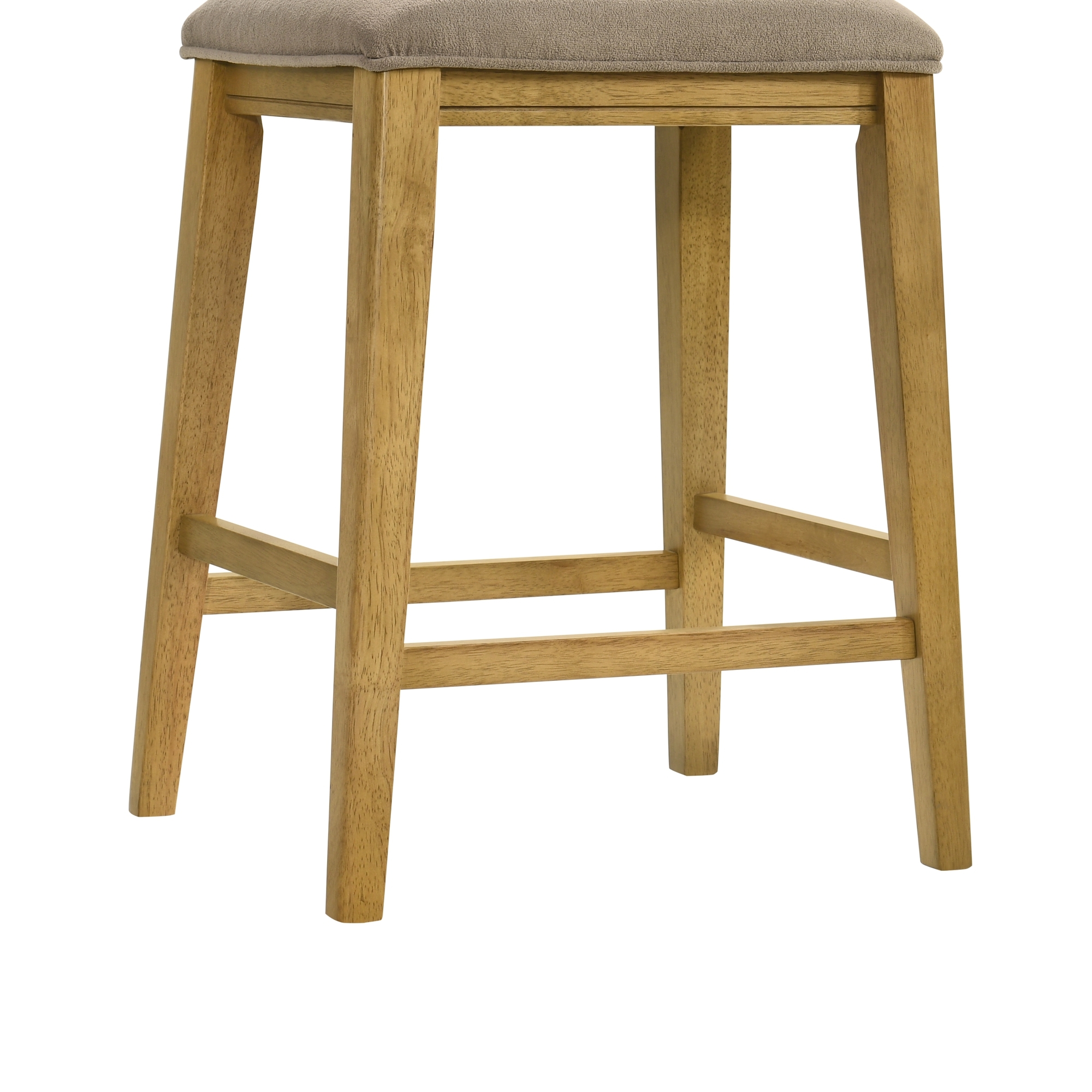 Armen Living Jane Upholstered Backless Counter Stool