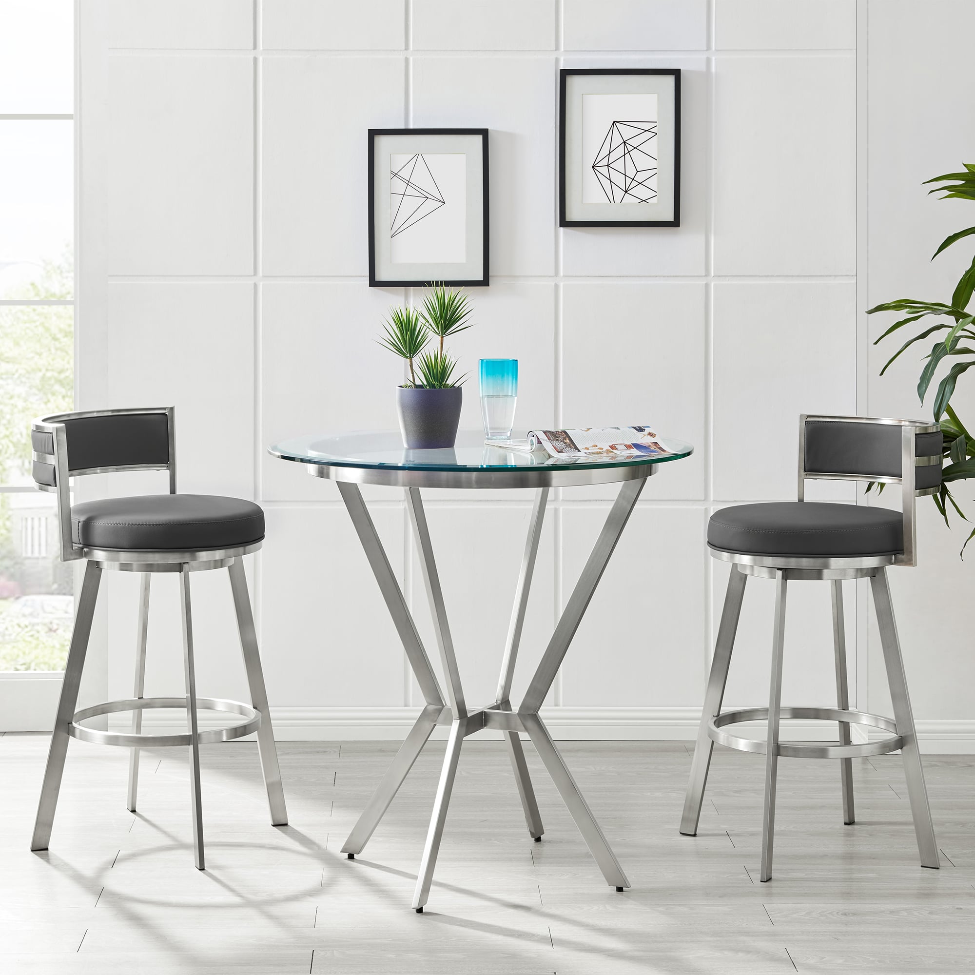 Armen Living Naomi Bar Table