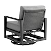 Armen Living Cayman Outdoor Swivel Chair