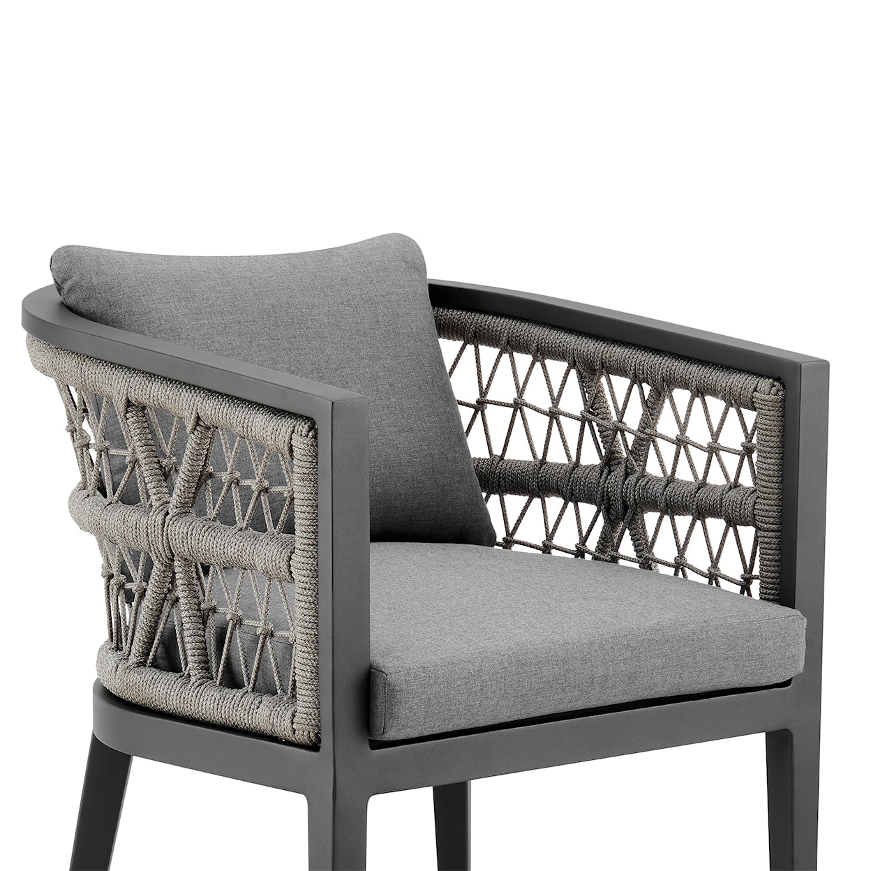 Armen Living Zella Outdoor Dining Chair