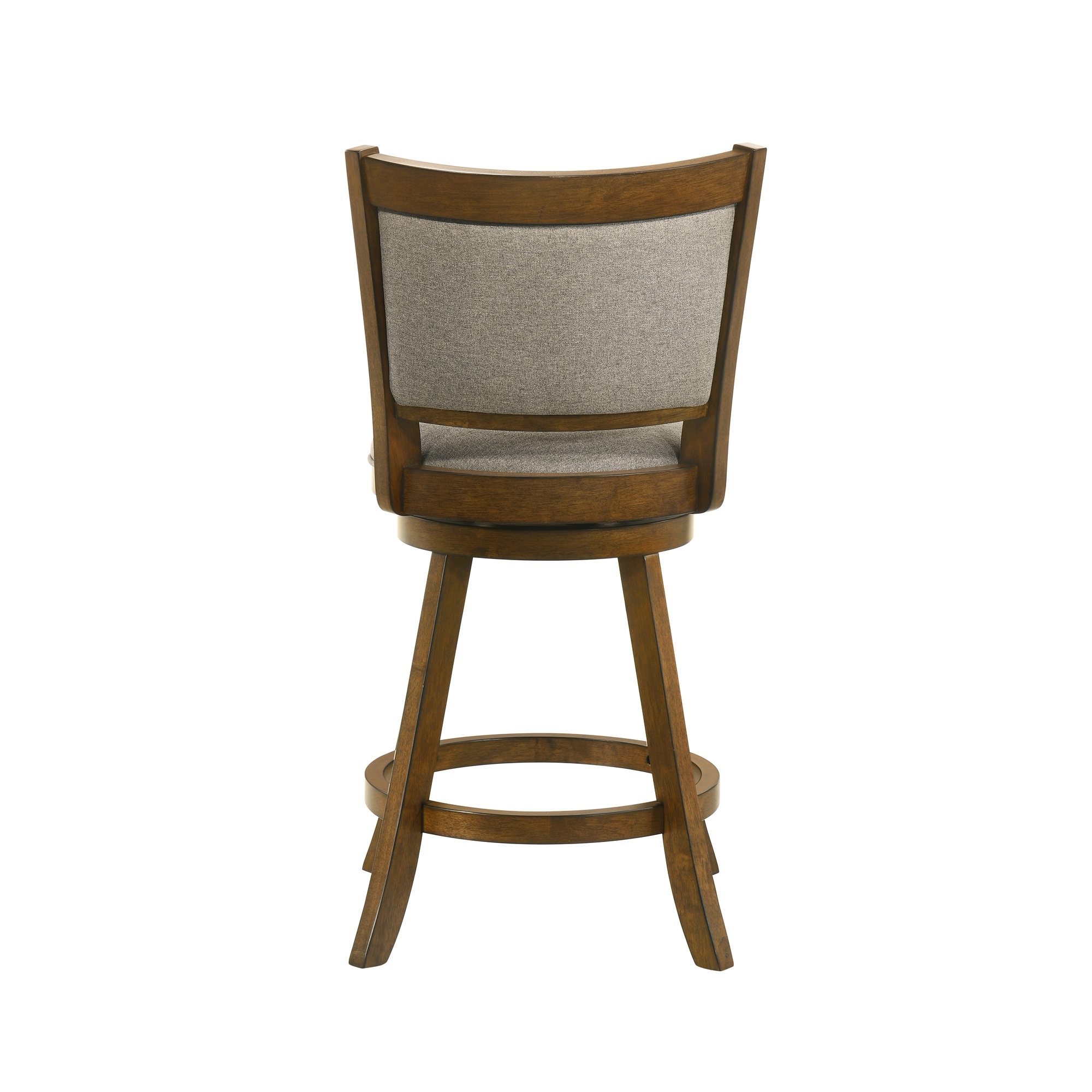 Armen Living Aiden Upholstered Counter-Height Swivel Stool