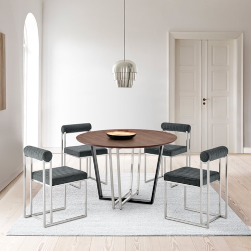 Modern 5-Piece Dining Set