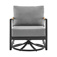 Casual Outdoor Swivel Chair