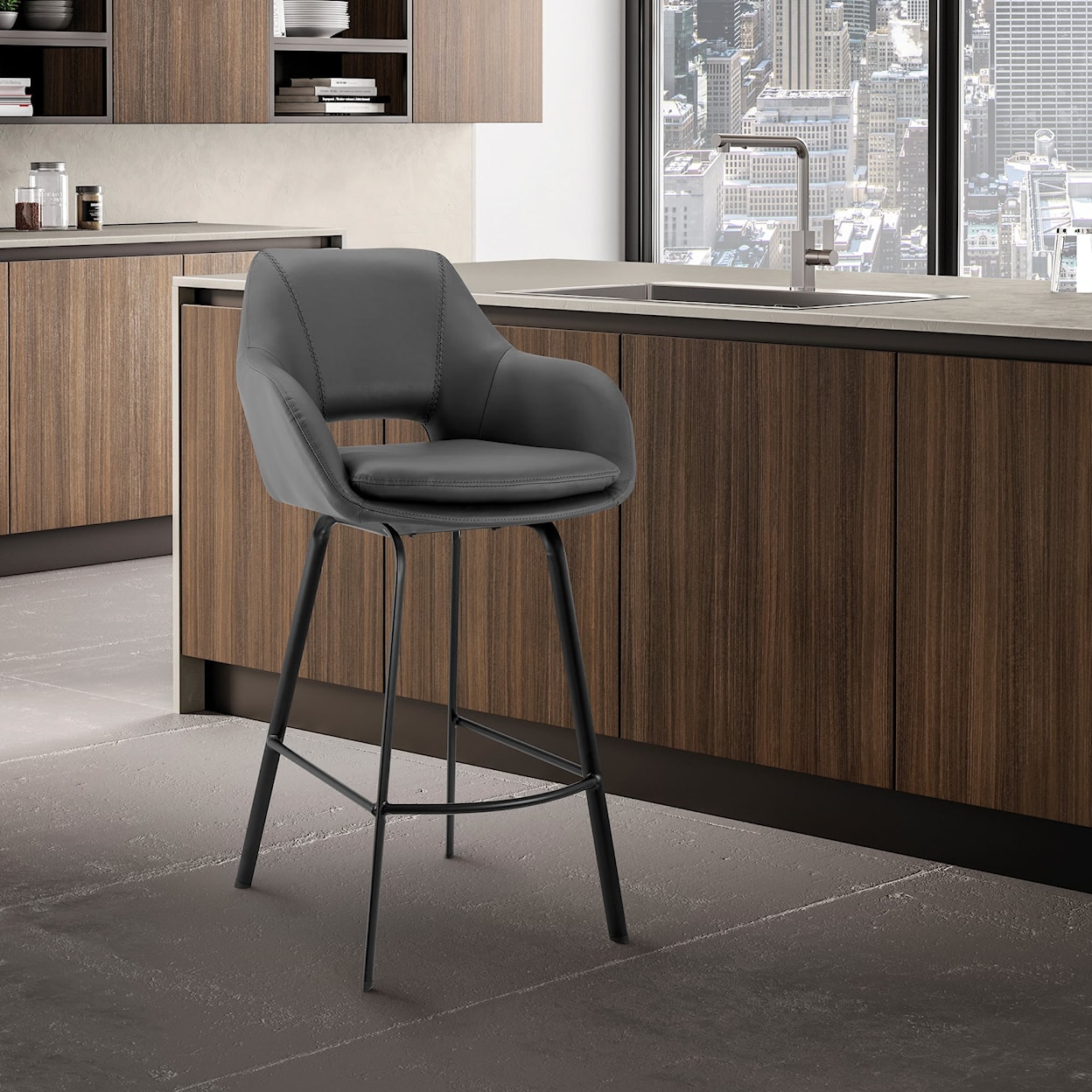 Armen Living Aura Bar Stool