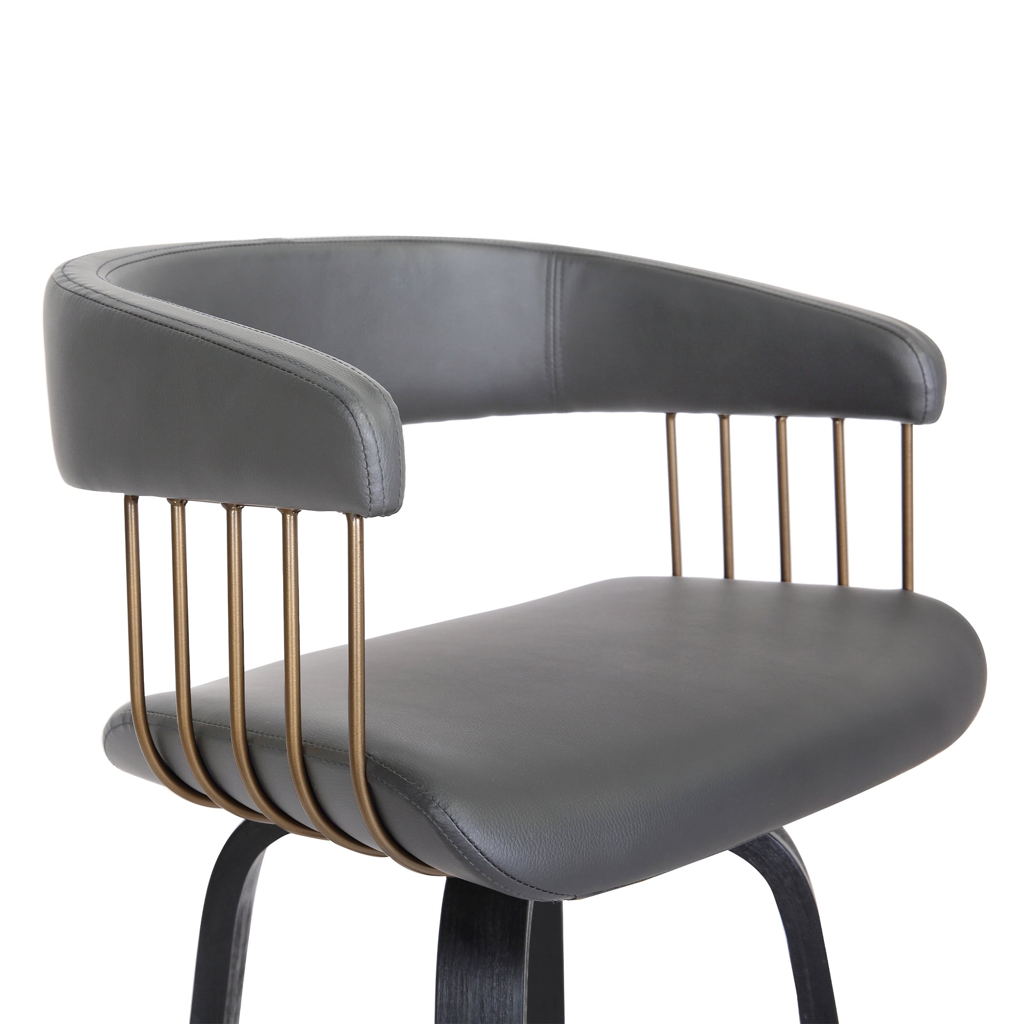 Armen Living Topanga Swivel Bar Stool