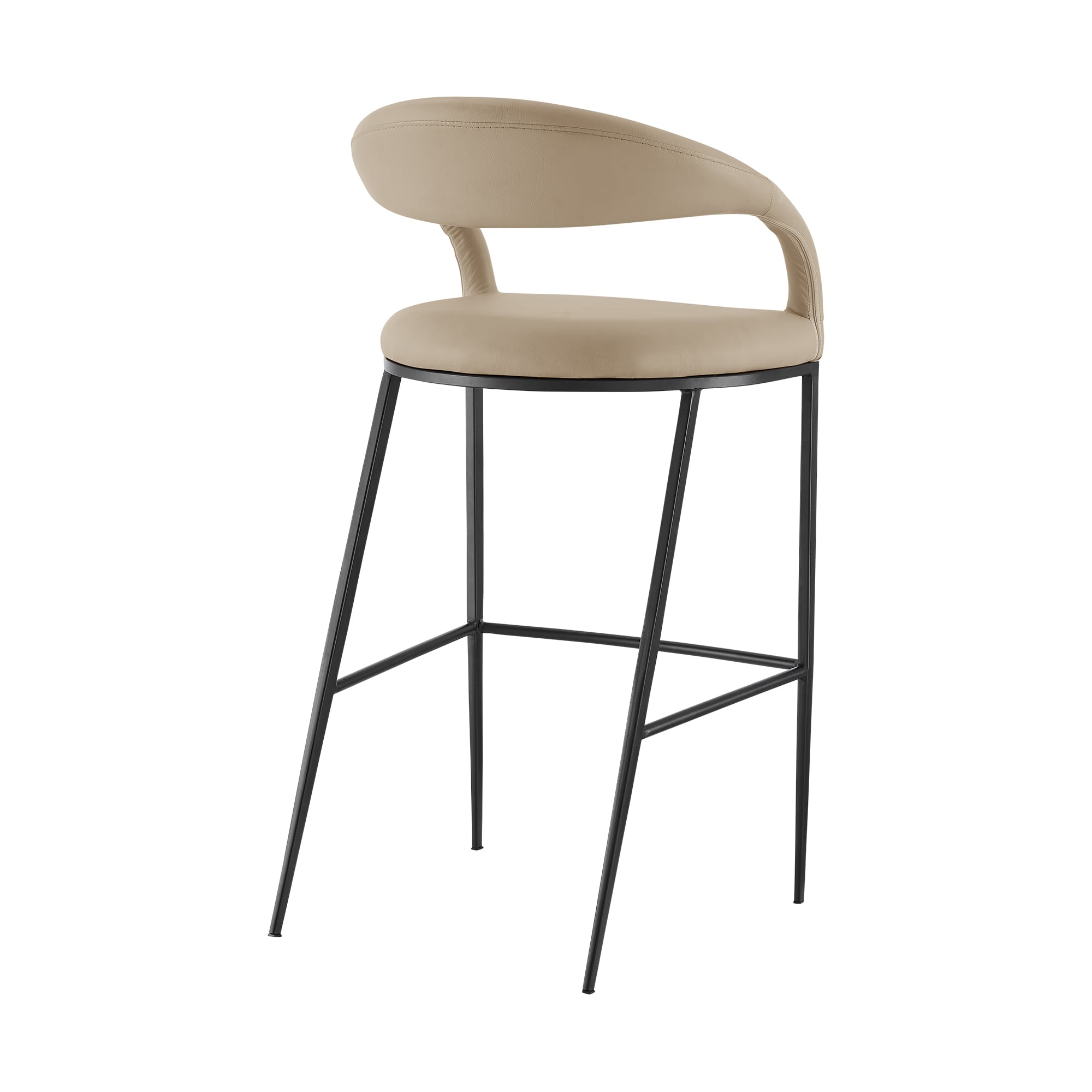 Armen Living Ramona Fixed Counter-Height Stool