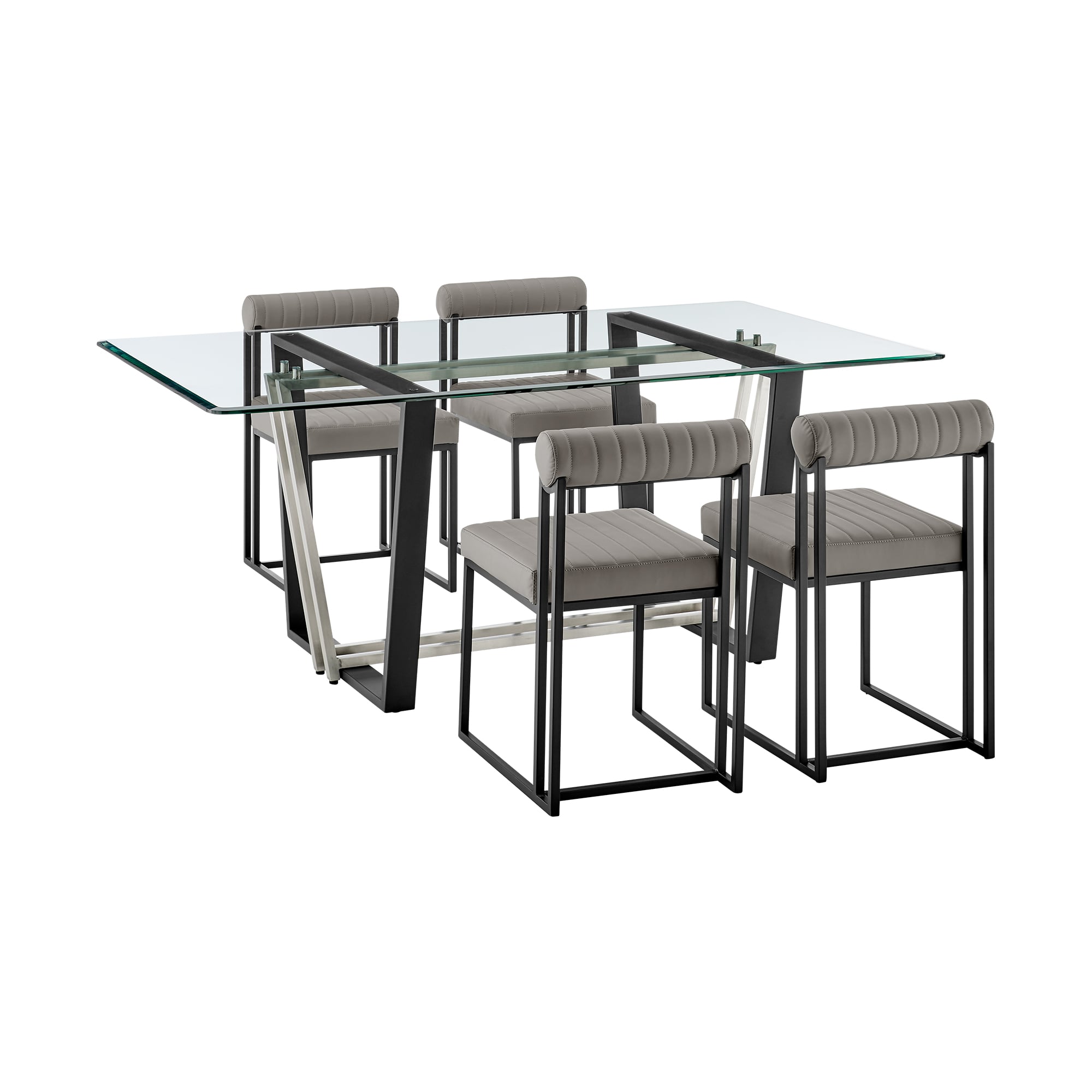 Armen Living Kai / Anastasia 5-Piece Dining Set