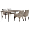 Armen Living Silvana Outdoor Dining Set