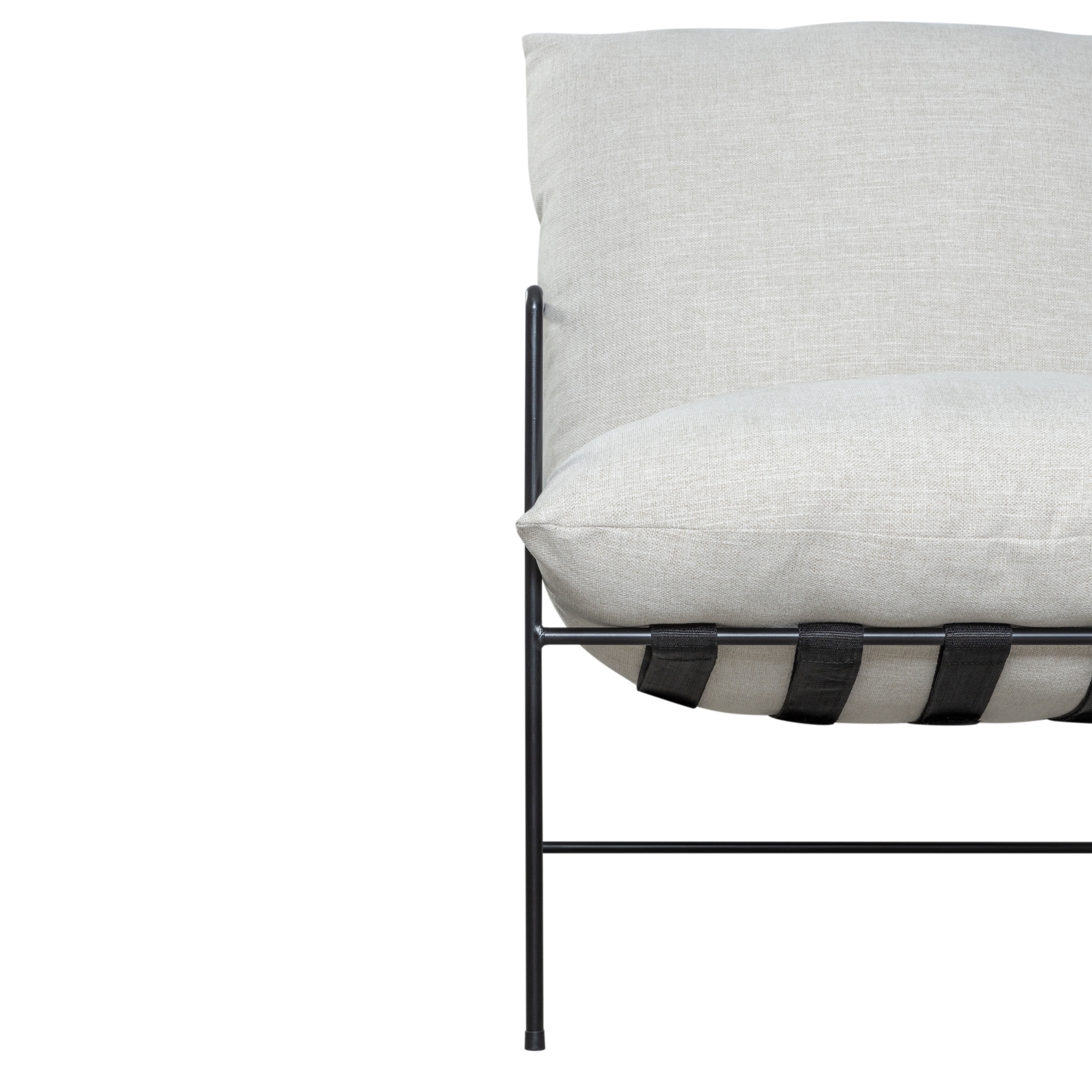 Modern Industrial Accent Chair