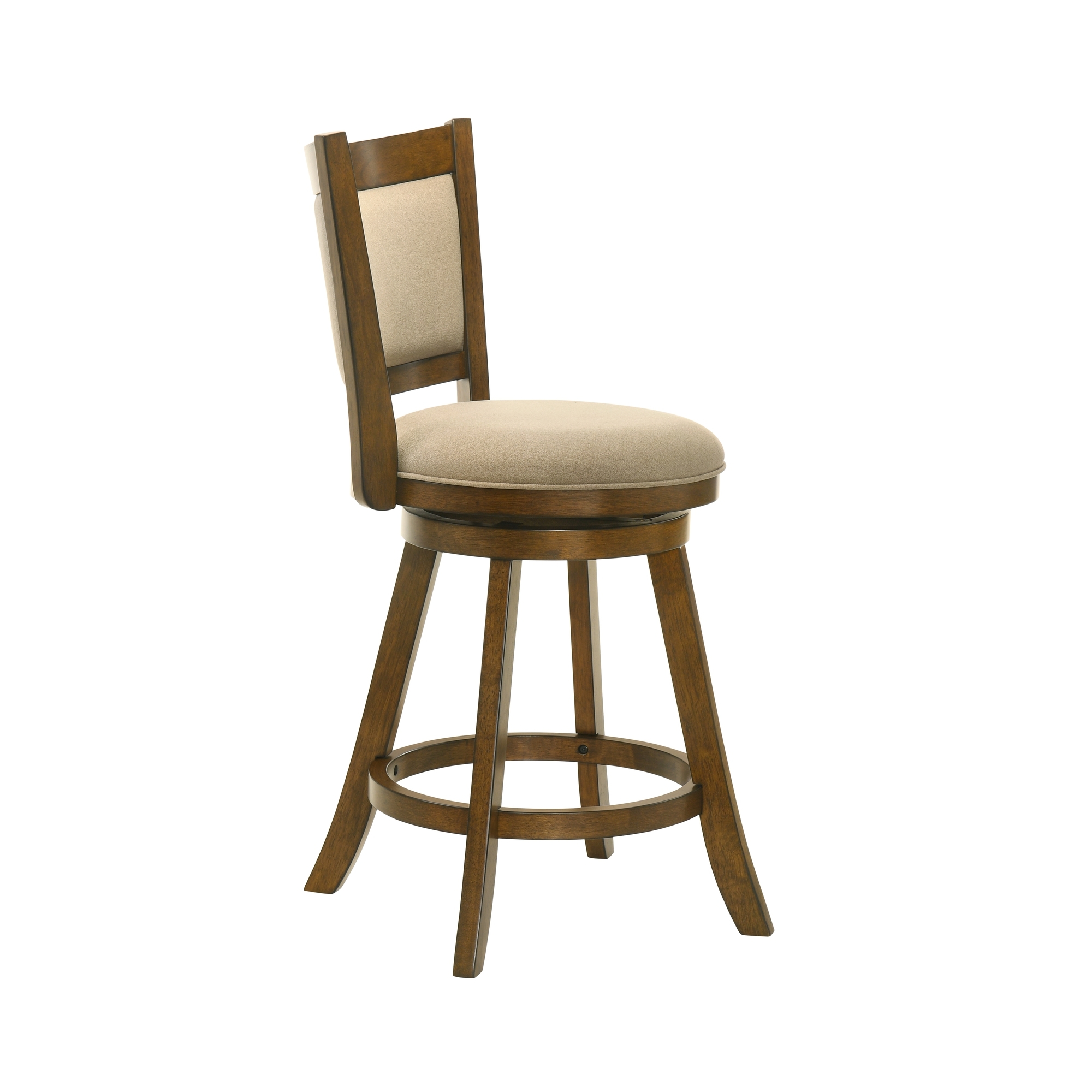 Upholstered Counter-Height Swivel Stool