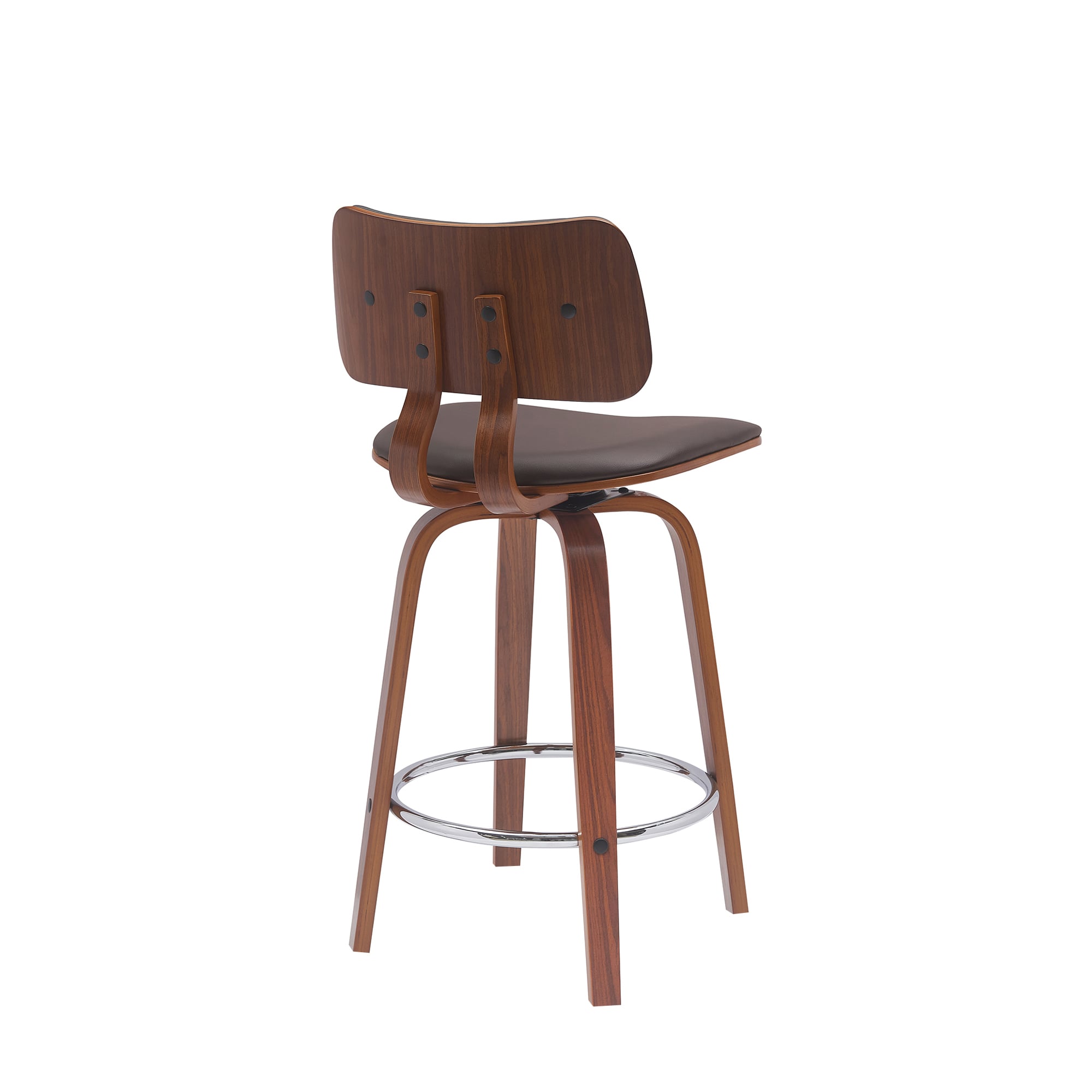 Armen Living Pico Counter-Height Swivel Stool